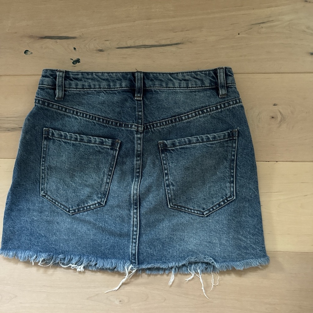 We The Free Blue Denim Mini Skirt - Picture 3 of 3